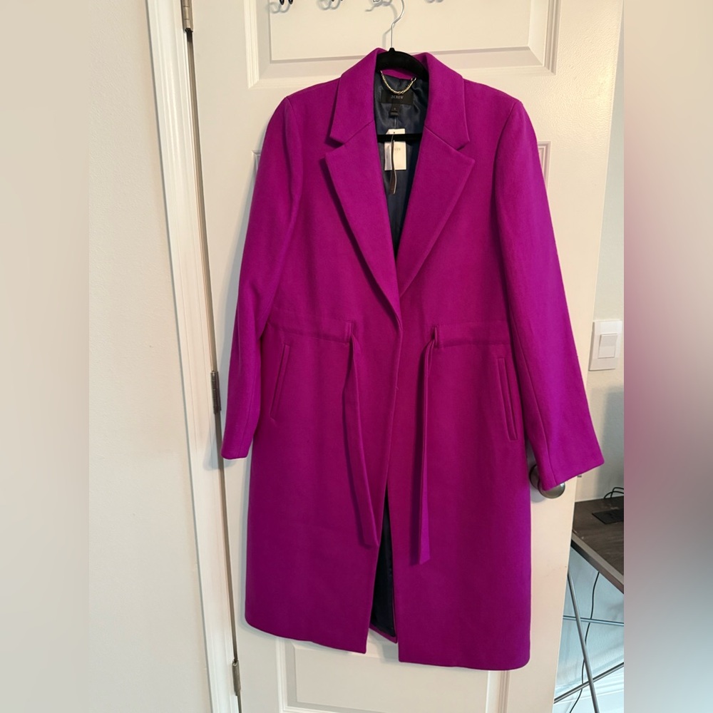 J.Crew Purple and Pink Lined Jacket